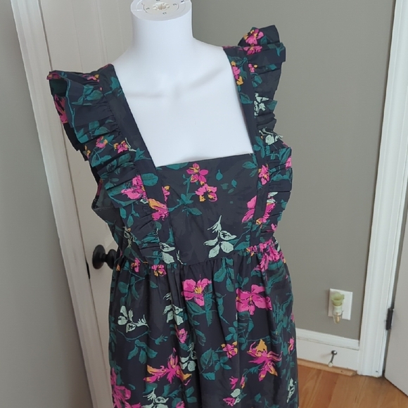 Floral Ruffle Midi Dress - Picture 8 of 8